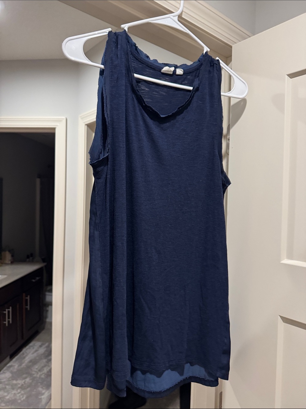 GAP Navy Blue Sleeveless Tank Top